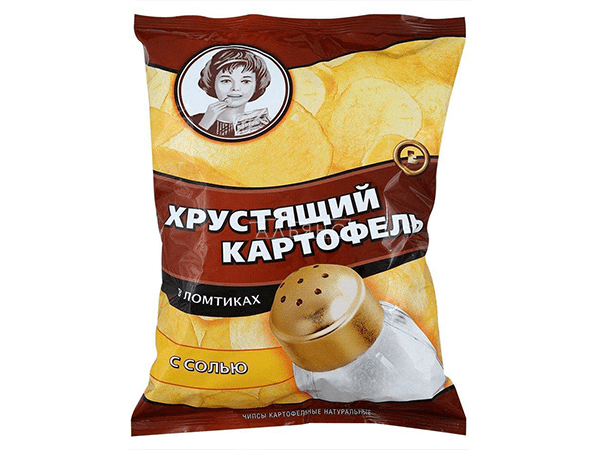 Картофельные чипсы "Девочка" 40 гр. в Омске