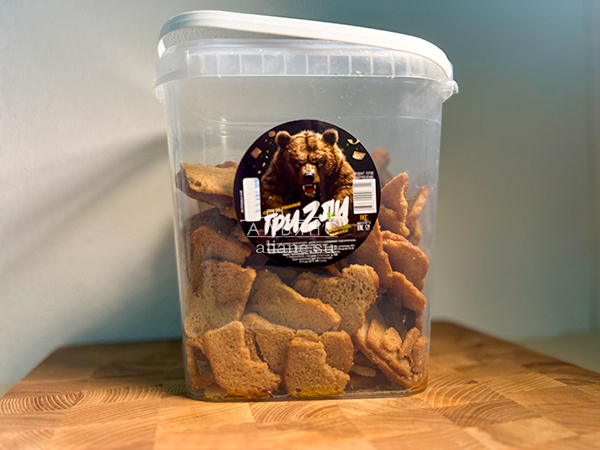 Ведро Ржаные гренки с чесноком в Омске