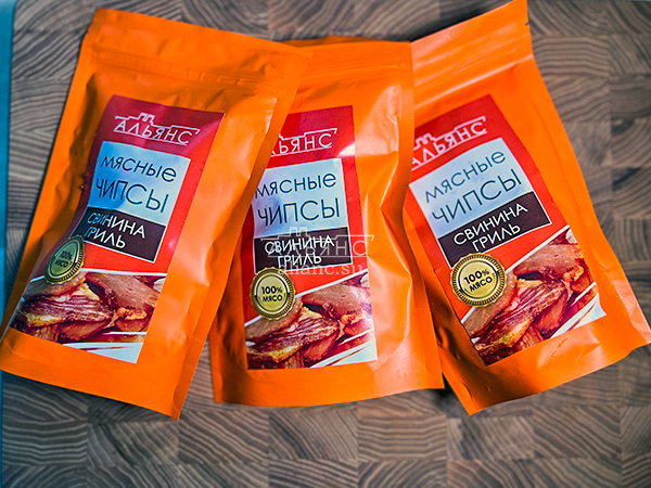 Мясо (АЛЬЯНС) вяленое свинина "Гриль" 50 гр. в Омске