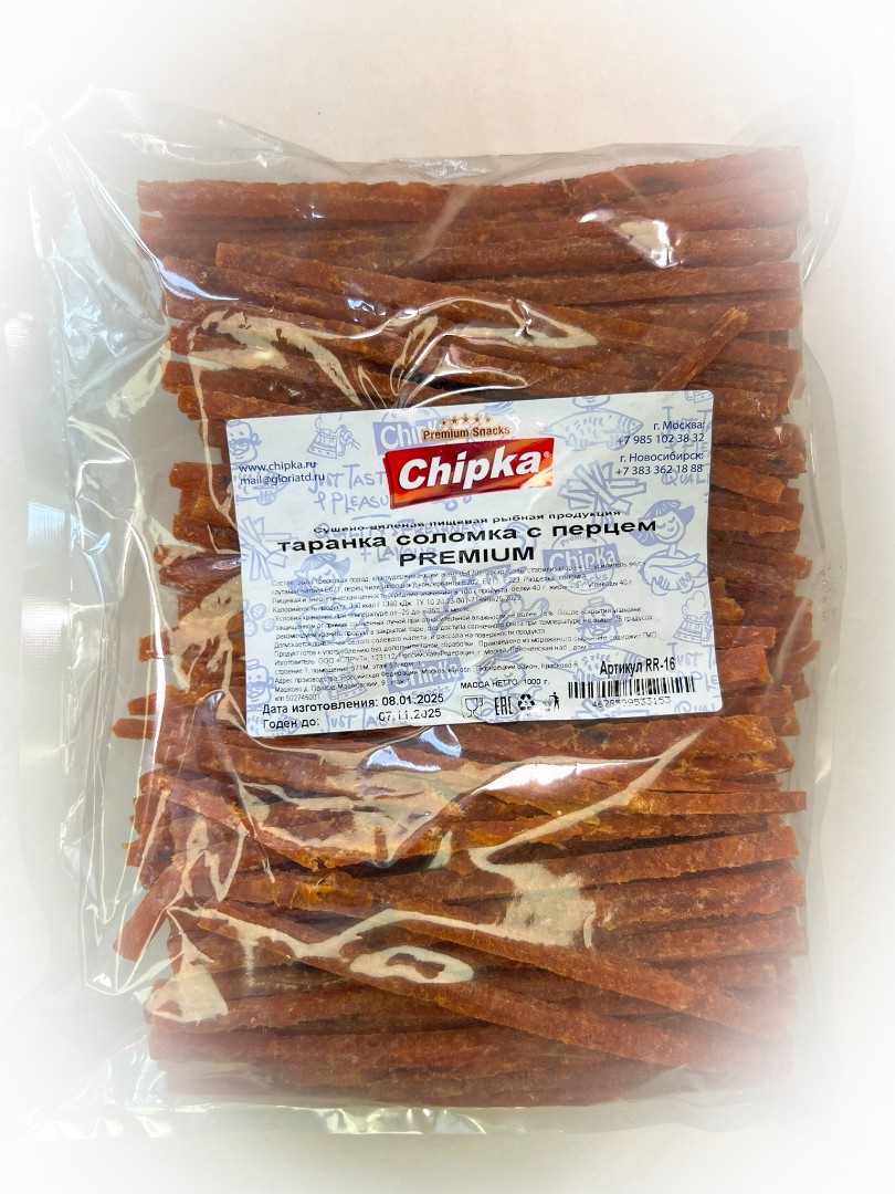 Таранка с перцем (соломка) (Chipka ПРЕМИУМ) в Омске