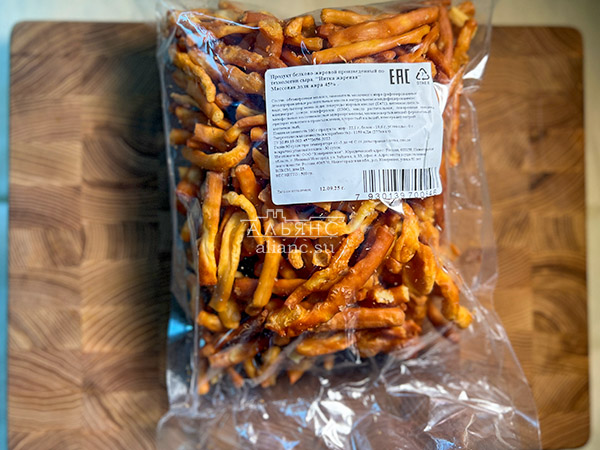 Нитка ЖАРЕНАЯ  Oktobersnack1 кг (сырный продукт) в Омске