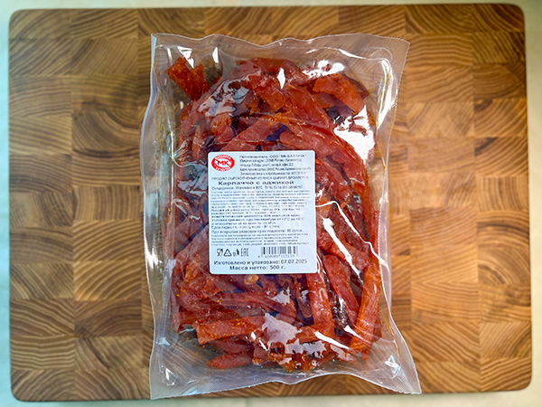 Продукт из мяса птиц "КАРПАЧЧО с АДЖИКОЙ" с/к "ООО БАЛТИКА" (Калининградская обл.) в Омске