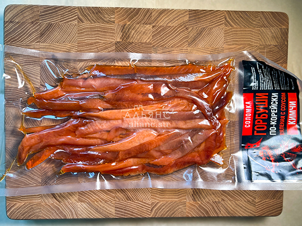 Горбуша соломка по-корейски в Омске