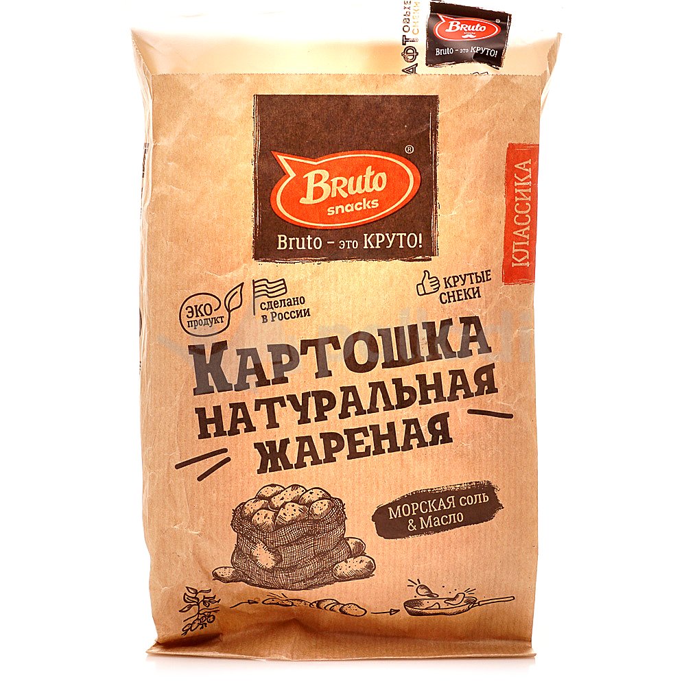 Картофель «Бруто» с солью 70 гр. в Омске